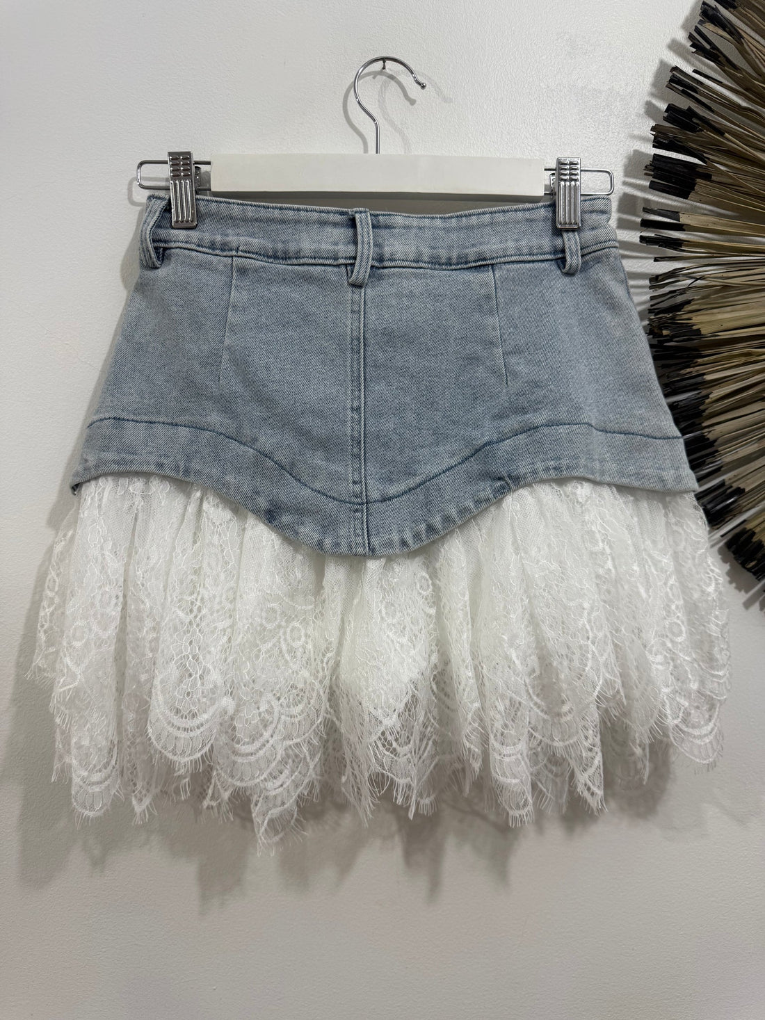 Falda Denim Blonda