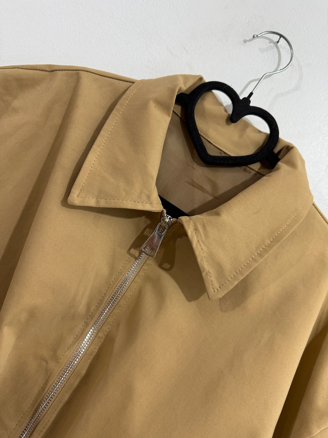 Chaqueta Manga Abullonada Camel