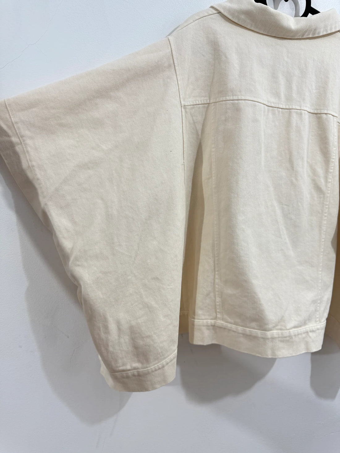 Chaqueta Poncho Cream