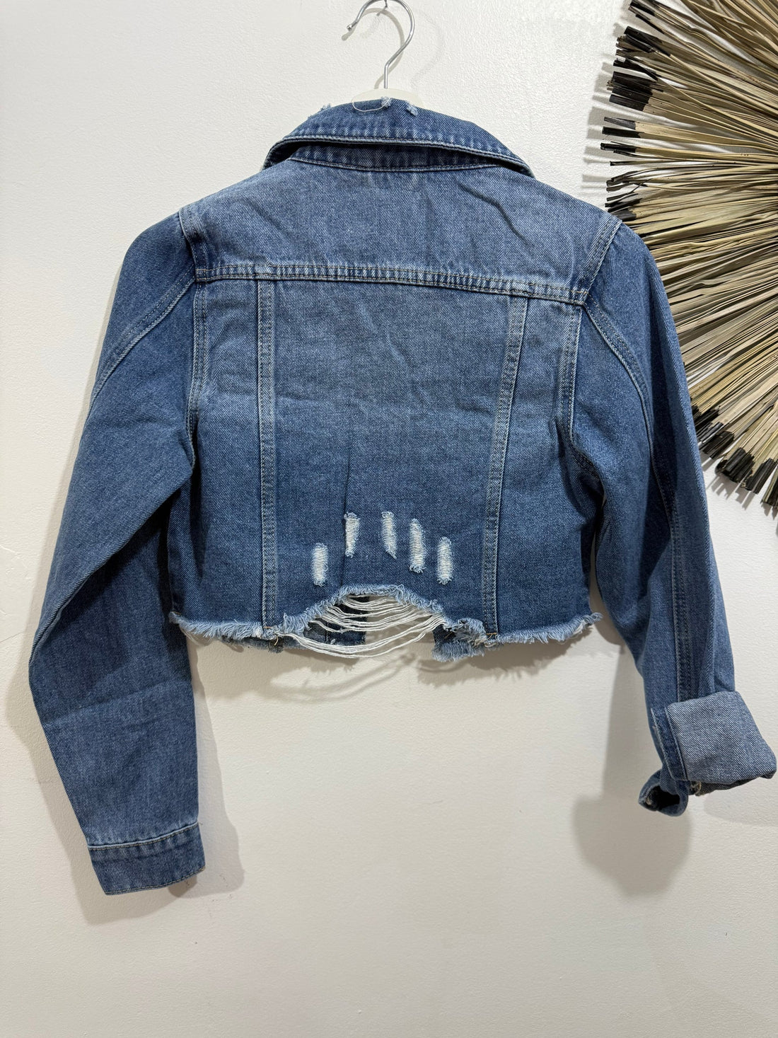 Cazadora Torera Denim Rotos