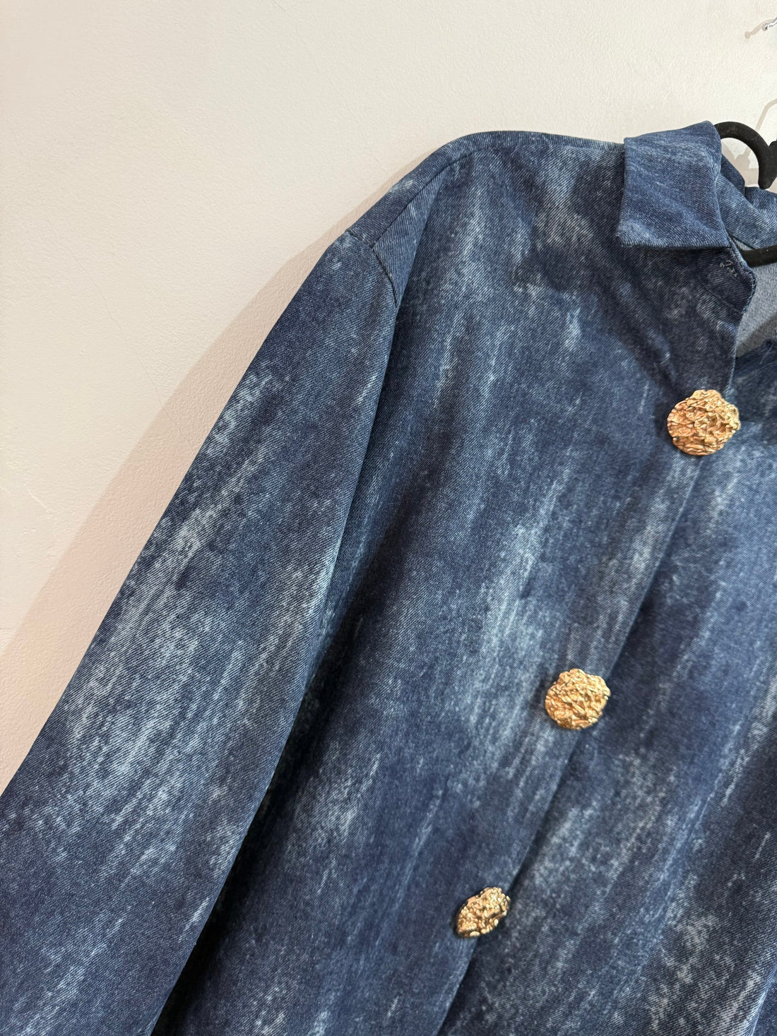 Camisa Denim Water Gold
