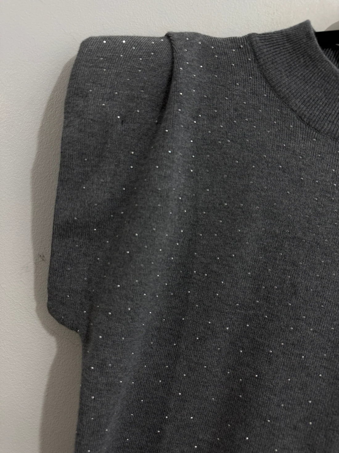 Jersey Grey Strass